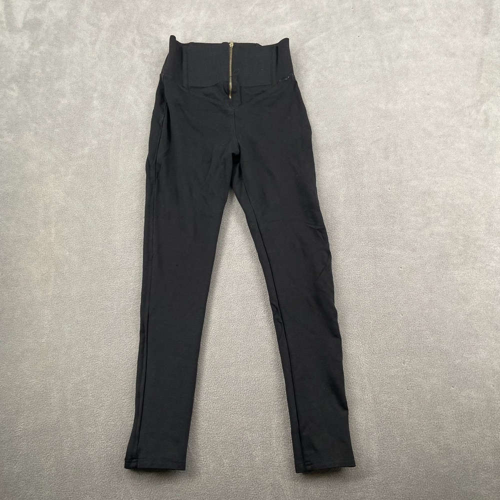D'Ana Pants Womens CH Black High Rise Comfort Skinny Leg Modern Everyday Wear